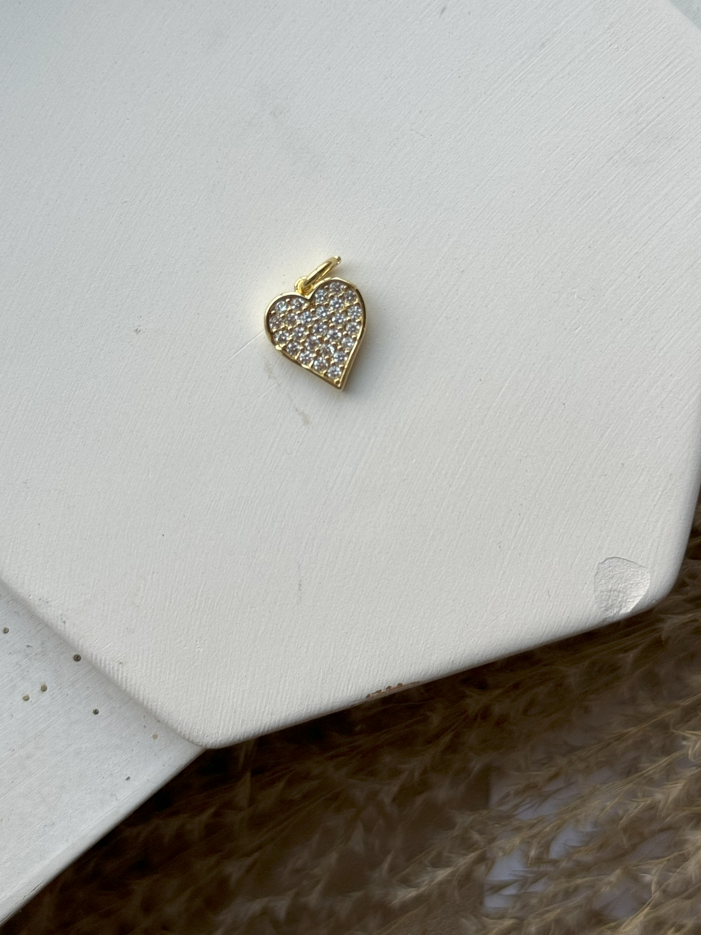 Crystal Heart Charm