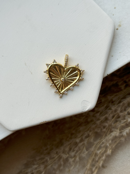 Shining Heart Charm