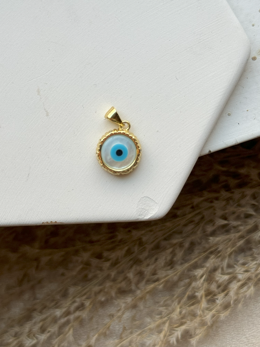 Ename Evil Eye Charm