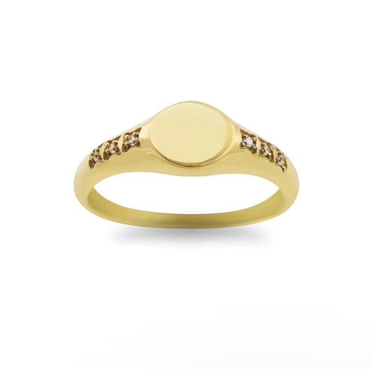 Oval signet