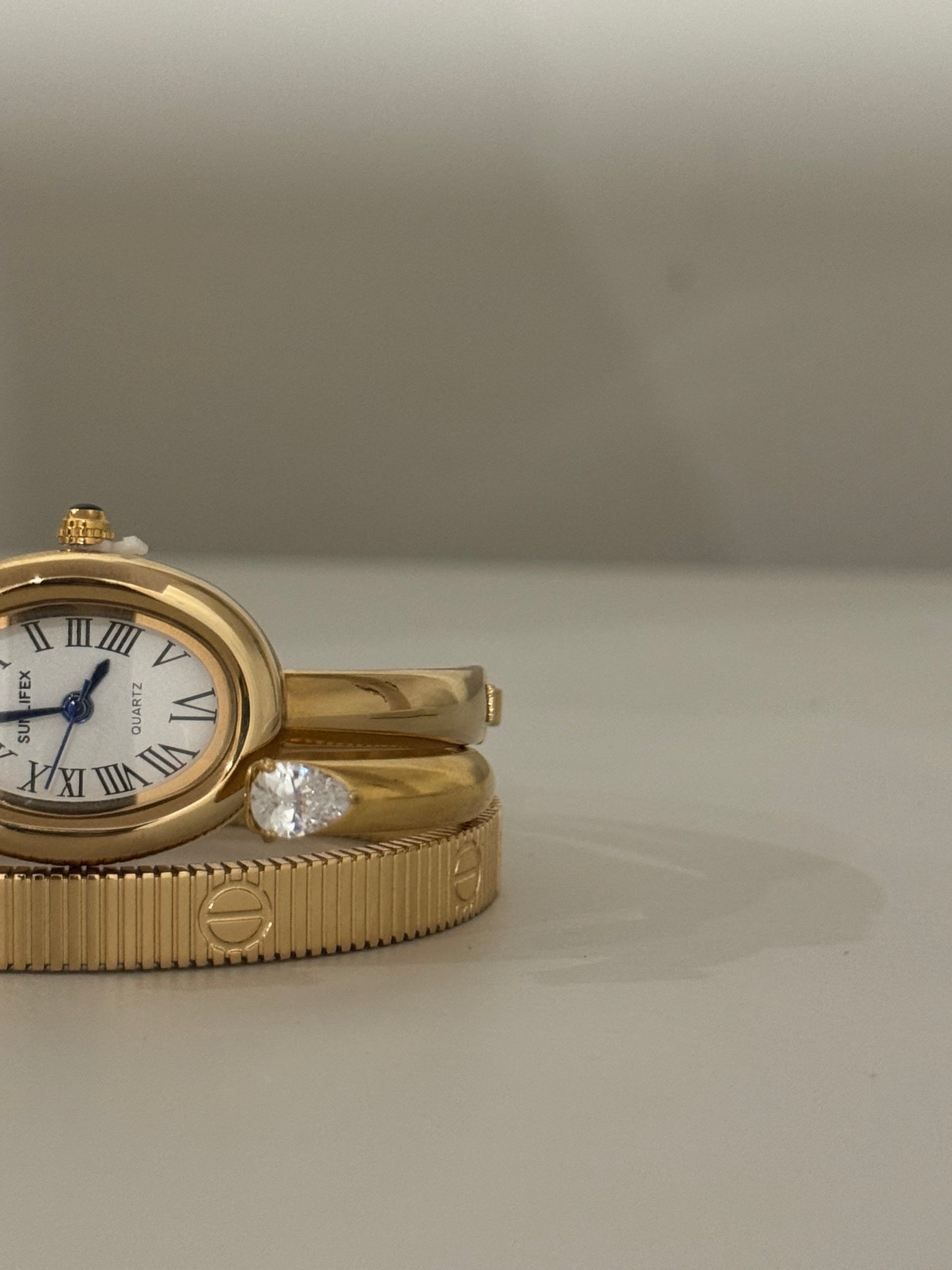 Oval Bangle Watch