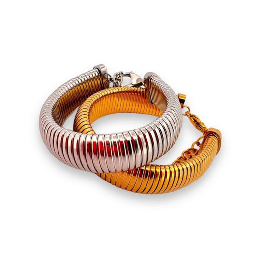 Flexible Textured Bracelet
