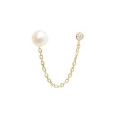 Pearl Chain Earring