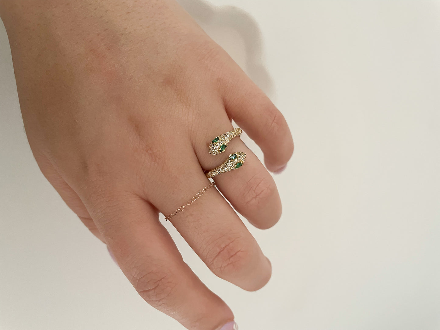 Open Snake Ring