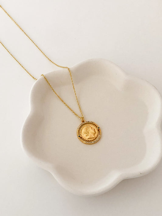 Coin Pendant Necklace