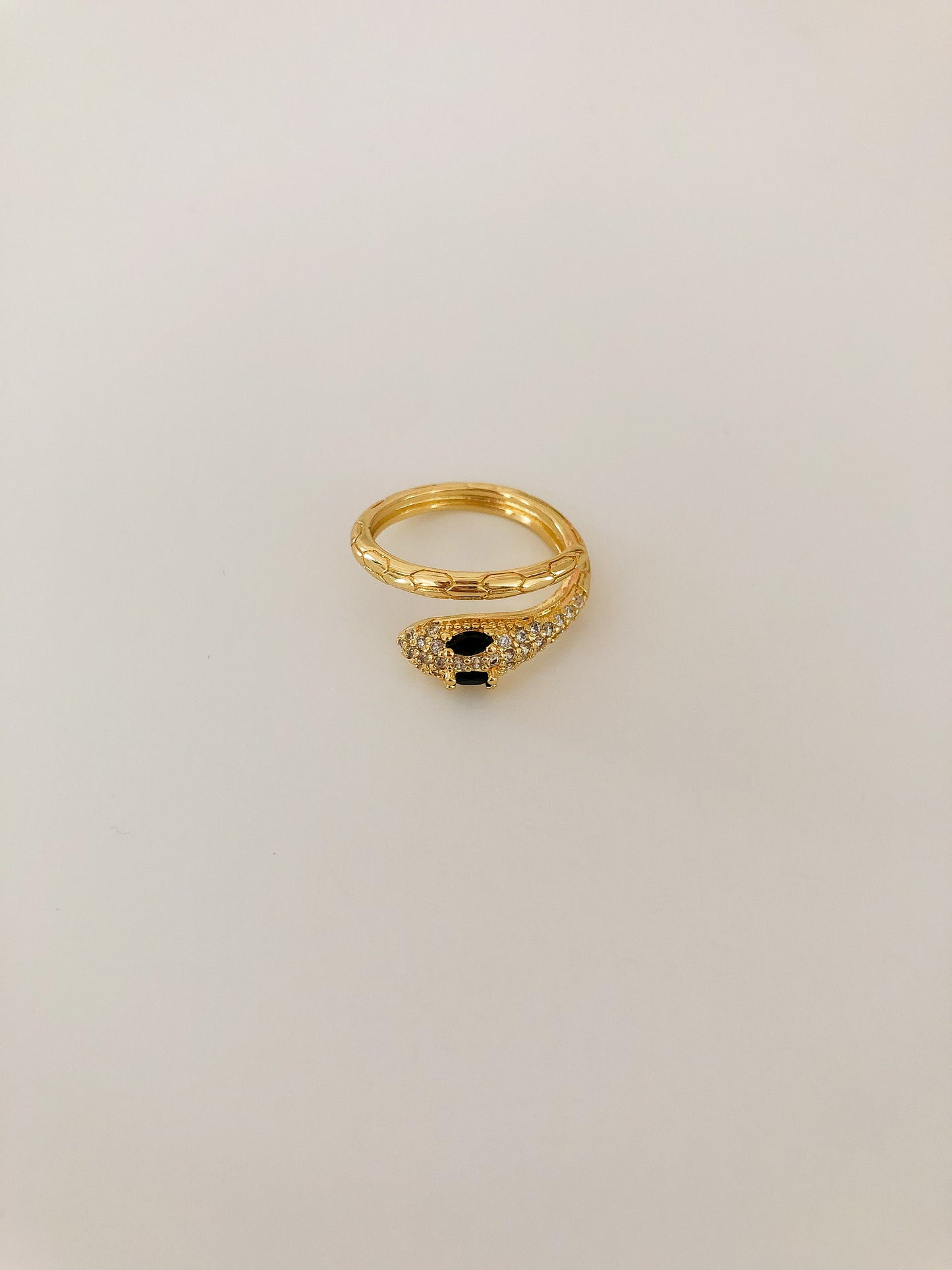 Black Eyed Snake Ring