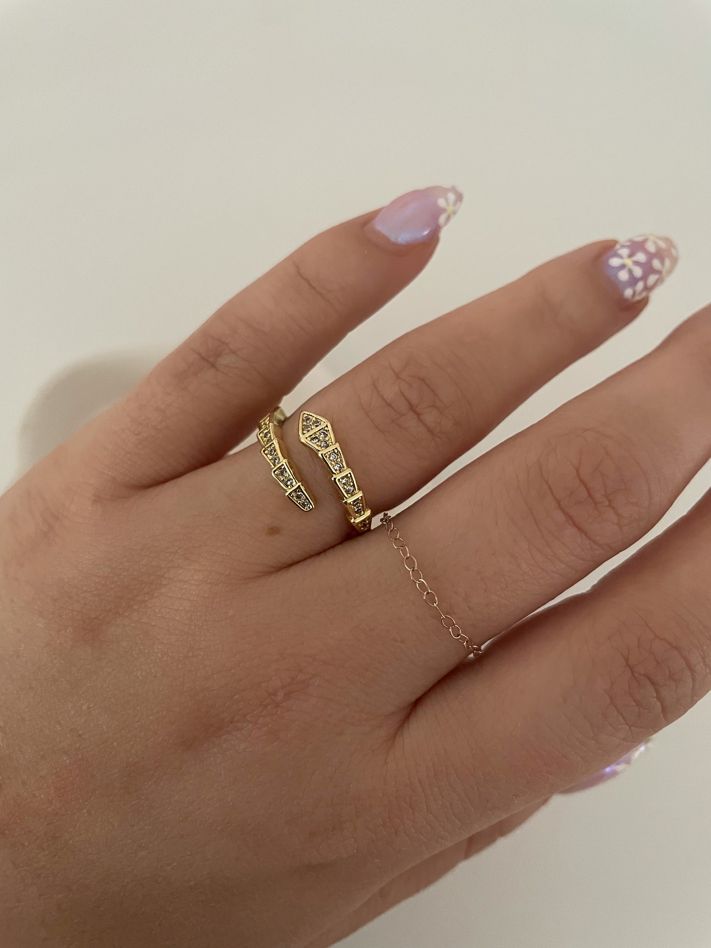 Open Snake Ring