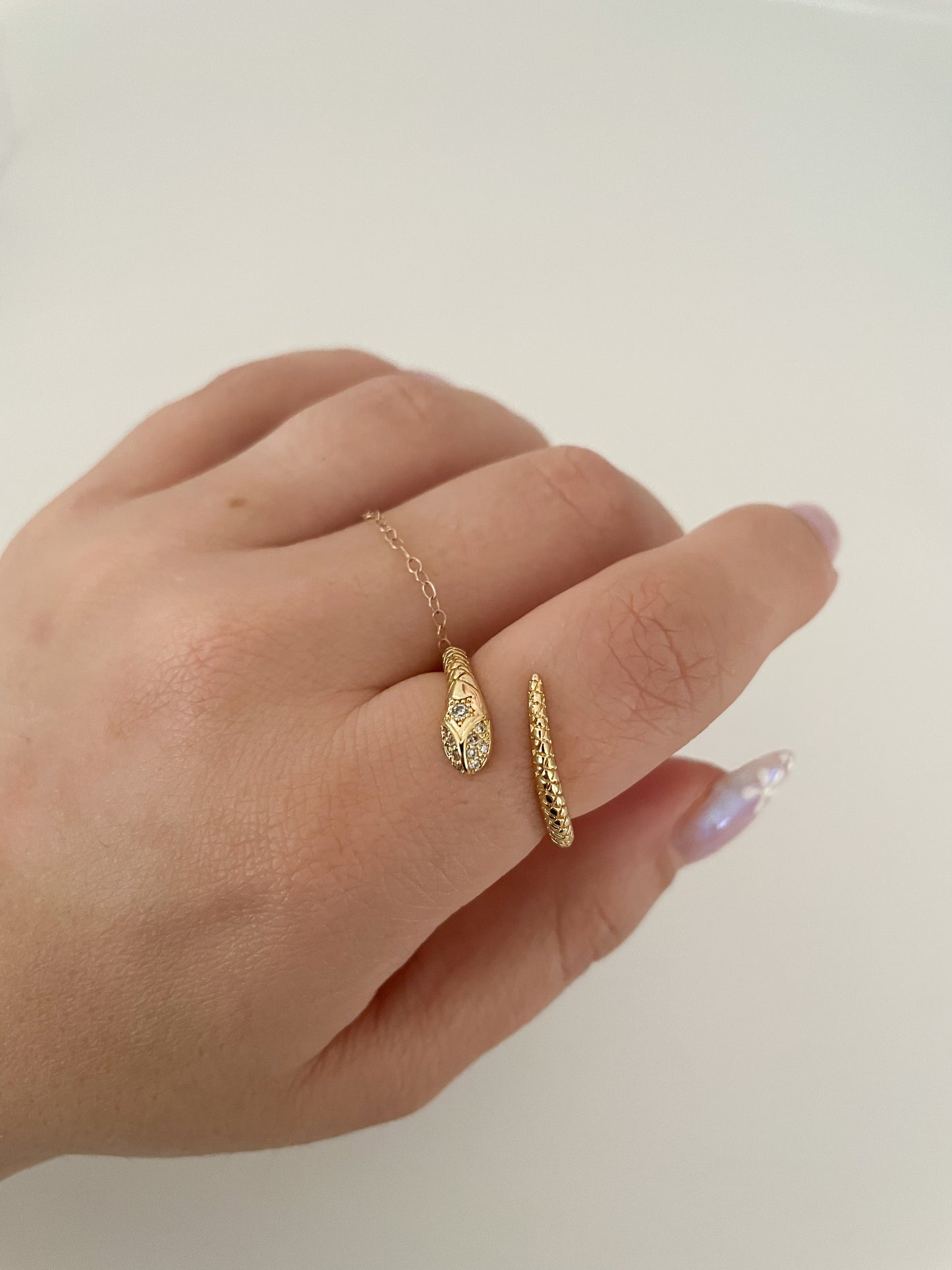 Open Snake Ring